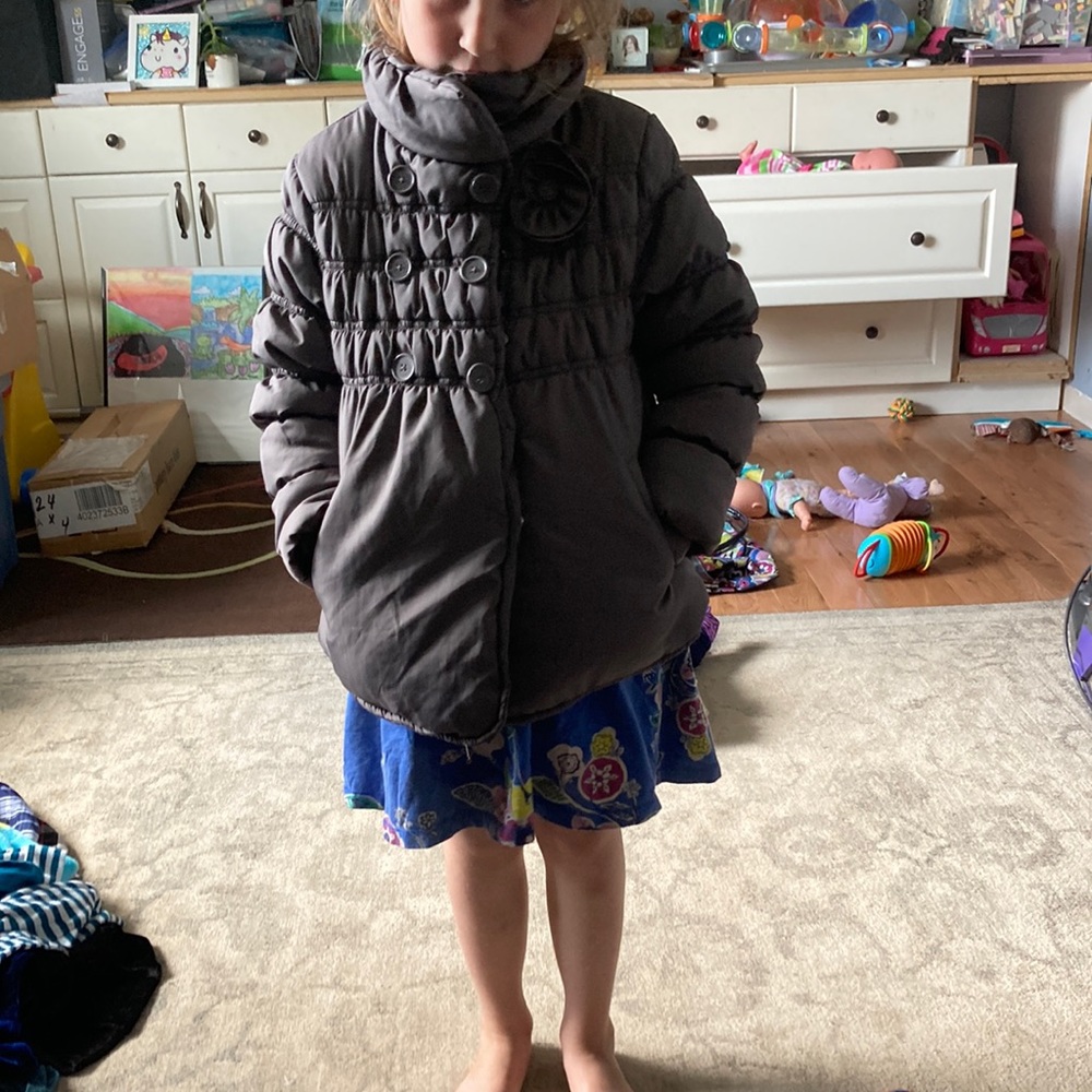 Nicole Miller grey winter coat
